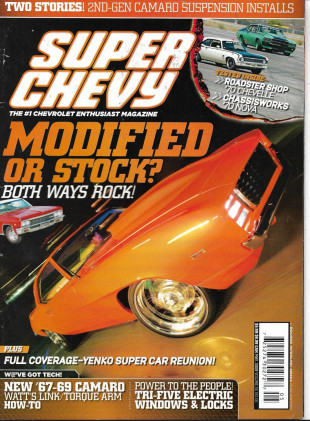 SUPER CHEVY 2009 MAY - CAMARO SUSP, YENKOS, '67-69 CAMARO WATT'S LINKS TORQUE